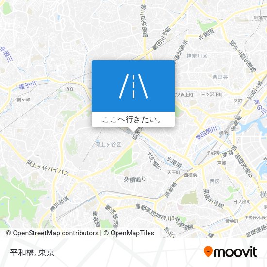 平和橋地図