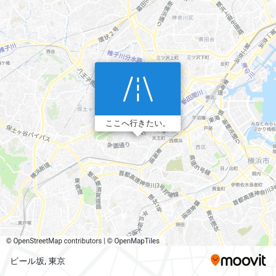 ビール坂地図