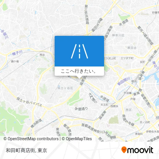 和田町商店街地図