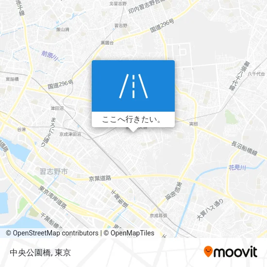 中央公園橋地図