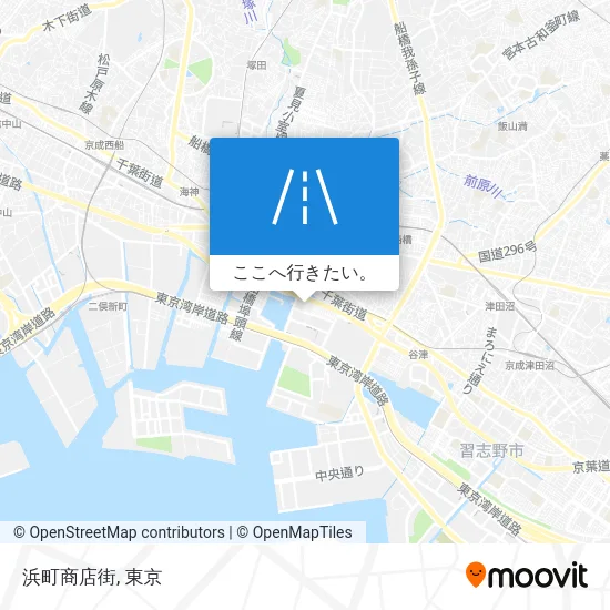 浜町商店街地図