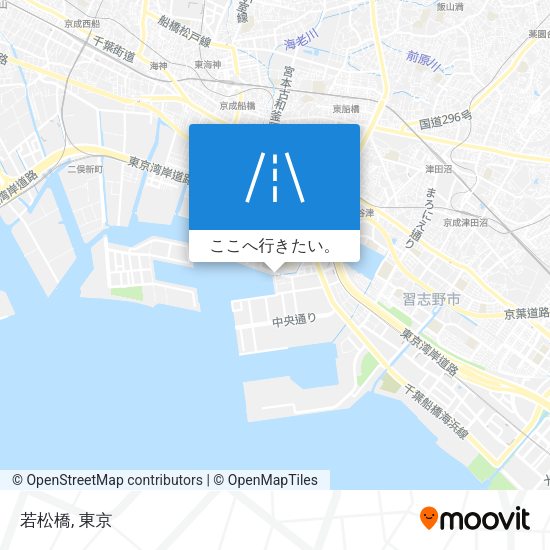 若松橋地図
