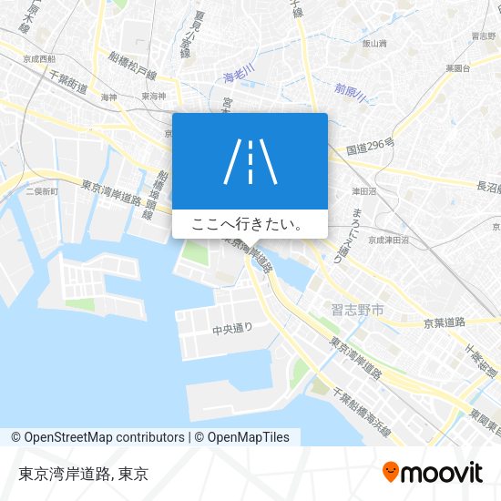 東京湾岸道路地図