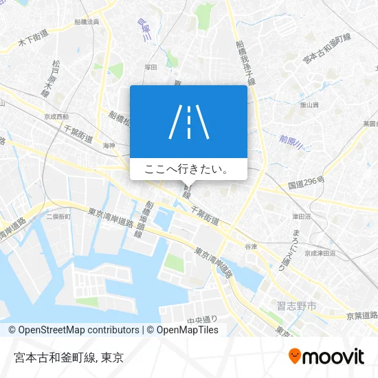 宮本古和釜町線地図