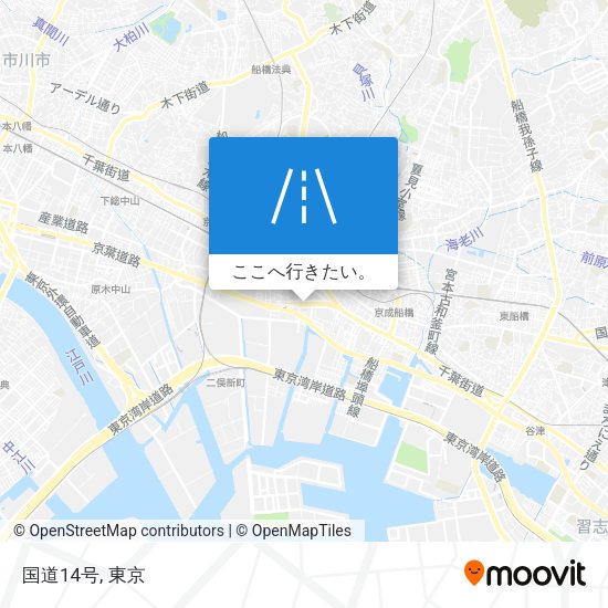 国道14号地図