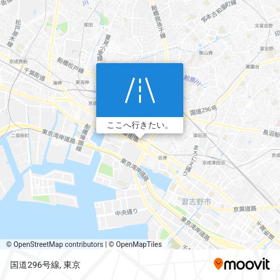 国道296号線地図