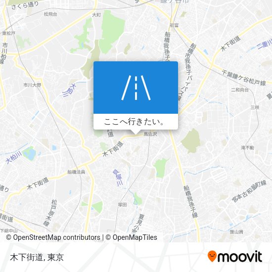 木下街道地図