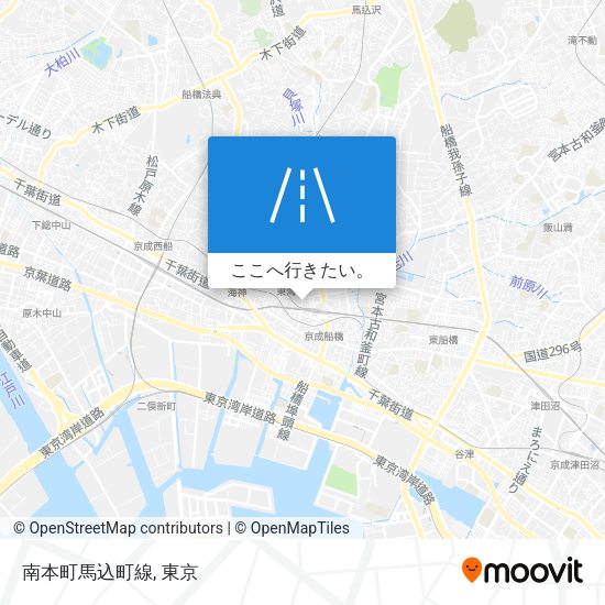 南本町馬込町線地図