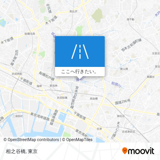 相之谷橋地図