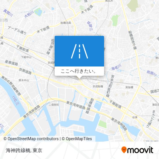 海神跨線橋地図