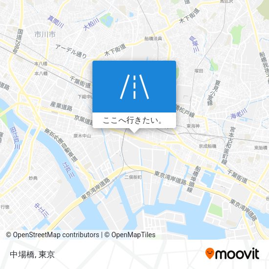 中場橋地図