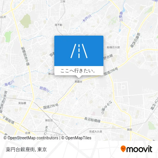 薬円台銀座街地図
