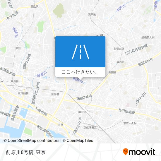 前原川8号橋地図