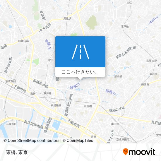 東橋地図