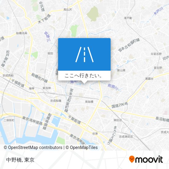 中野橋地図