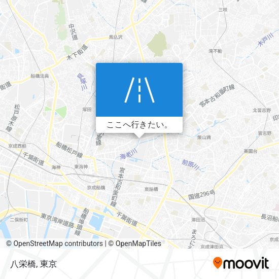 八栄橋地図