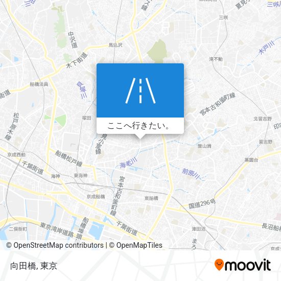 向田橋地図