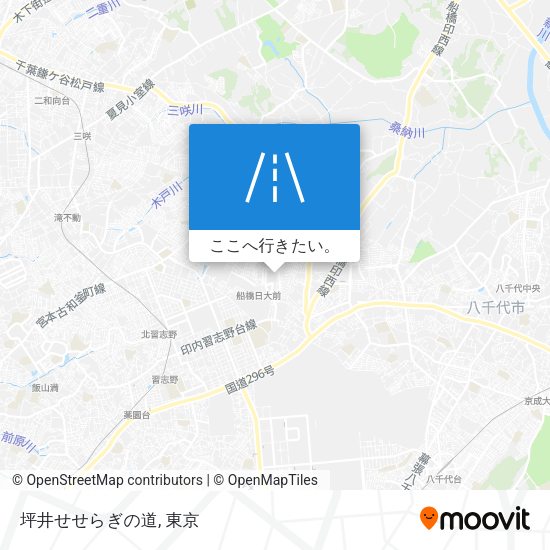 坪井せせらぎの道地図