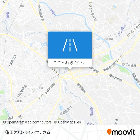 蓮田岩槻バイパス地図