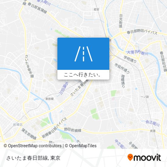 さいたま春日部線地図
