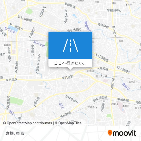 東橋地図