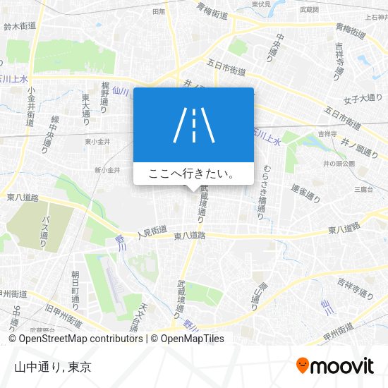 山中通り地図