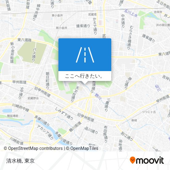清水橋地図