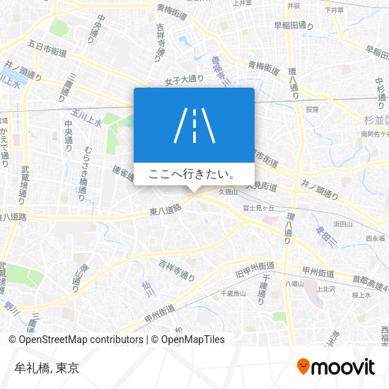 牟礼橋地図