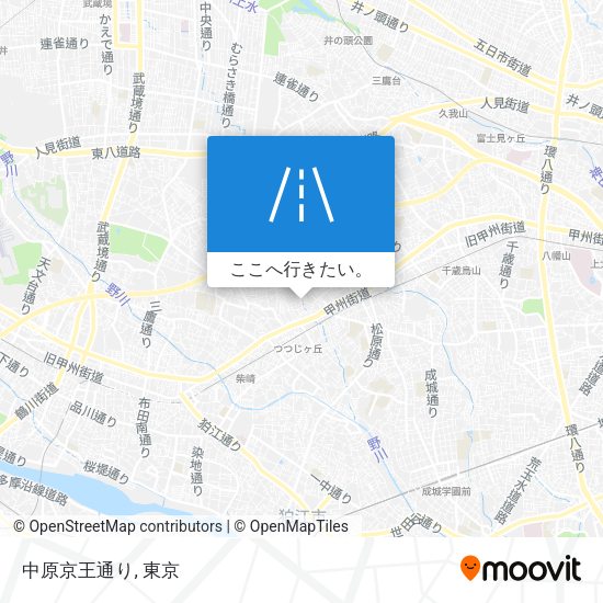 中原京王通り地図