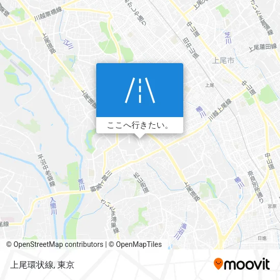 上尾環状線地図