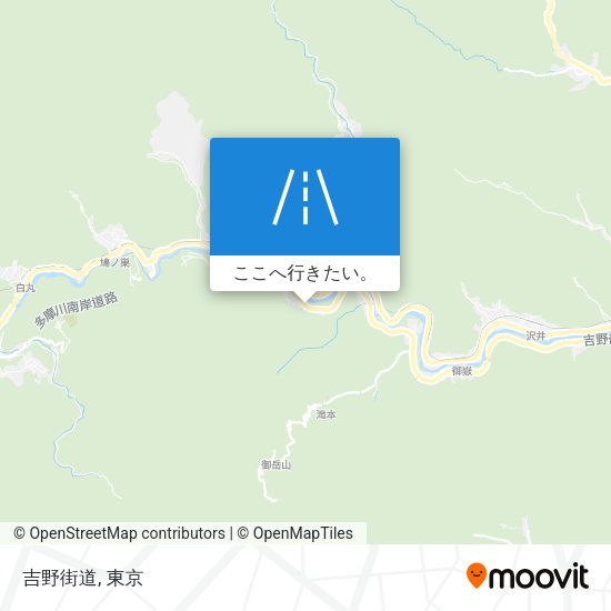 吉野街道地図