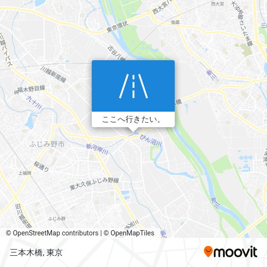 三本木橋地図