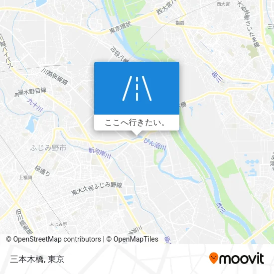三本木橋地図