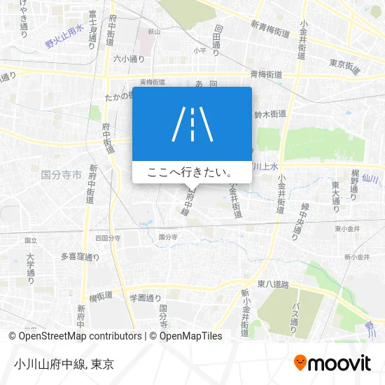 小川山府中線地図