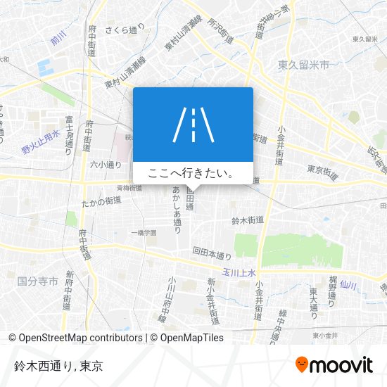 鈴木西通り地図