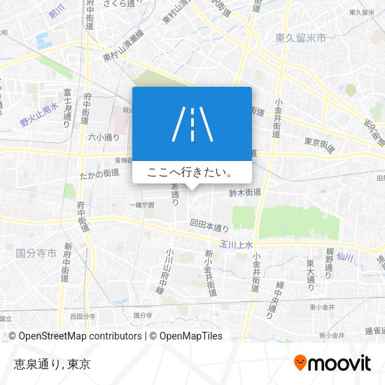 恵泉通り地図