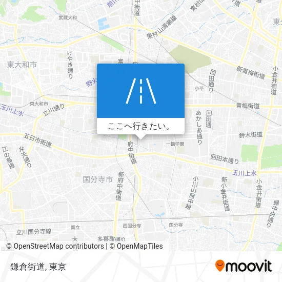 鎌倉街道地図