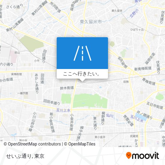 せいぶ通り地図