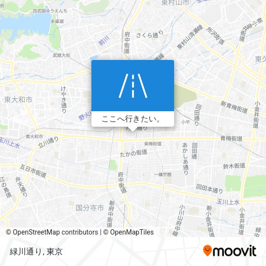 緑川通り地図