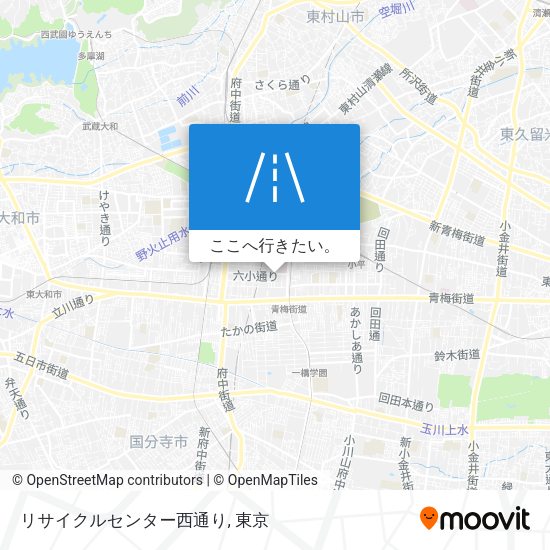 リサイクルセンター西通り地図