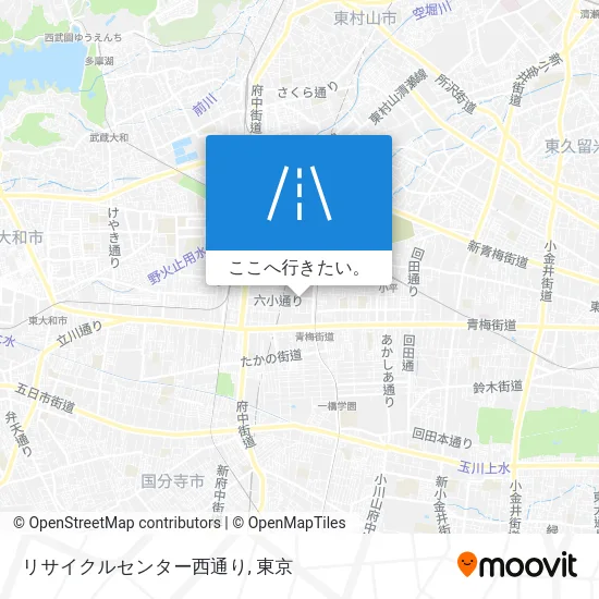 リサイクルセンター西通り地図