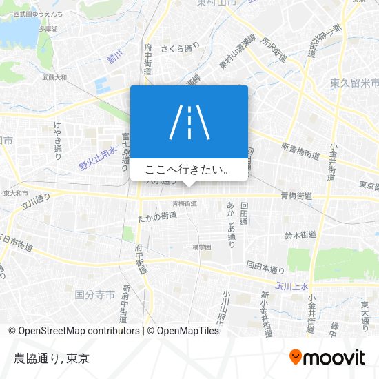 農協通り地図