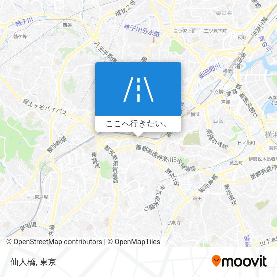 仙人橋地図