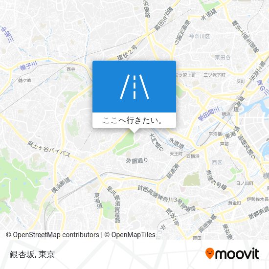 銀杏坂地図