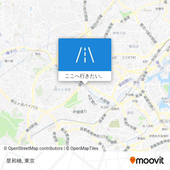 星和橋地図