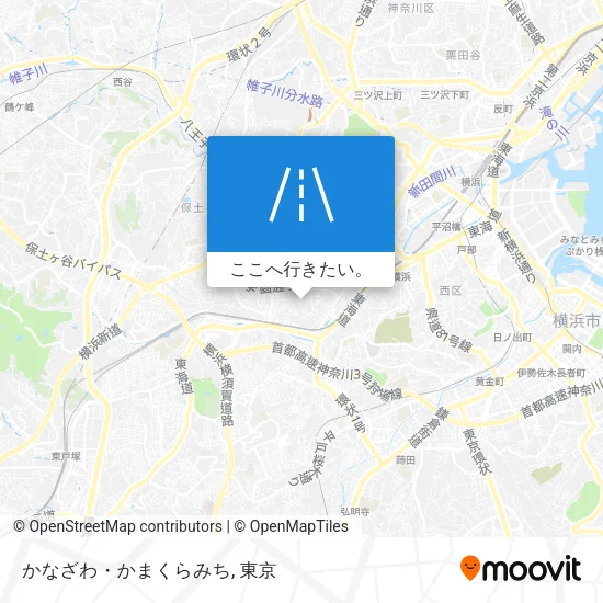 かなざわ・かまくらみち地図