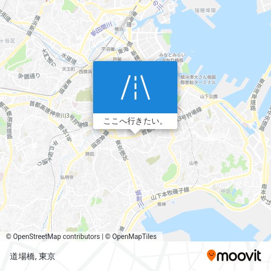 道場橋地図