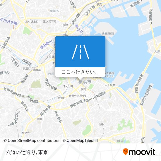 六道の辻通り地図
