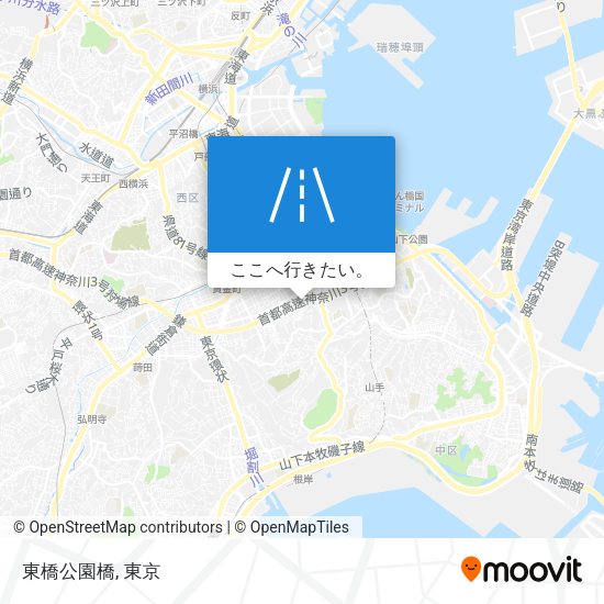 東橋公園橋地図