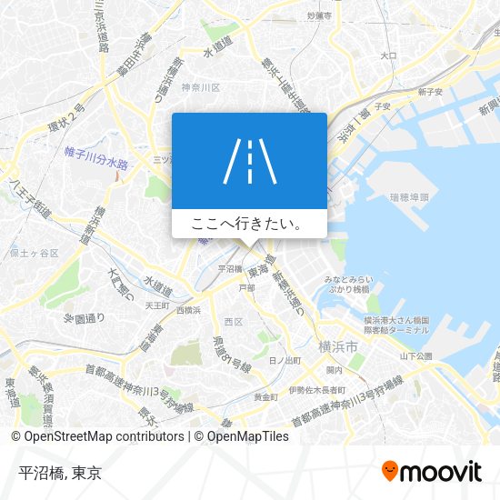 平沼橋地図
